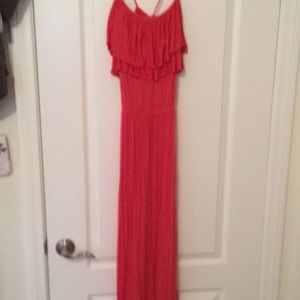 Bar 3 coral maxi dress